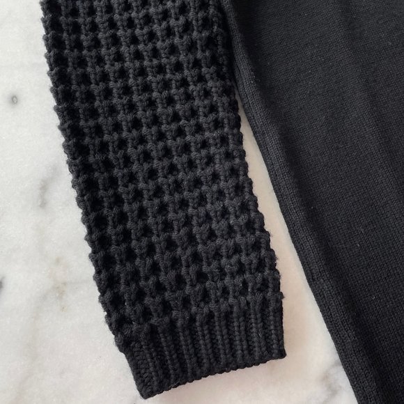 Alice + Olivia Black Wool Boatneck Sweater - Picture 6 of 14